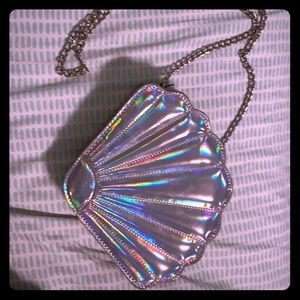 Holographic Shell Purse